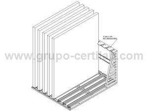 RACK EM AÇO INOXIDÁVEL PARA 8 MÓDULOS PV